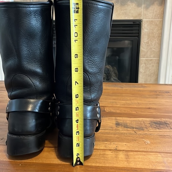 ELEMENT square toe black motorcycle boots. Barely worn. - Picture 8 of 9